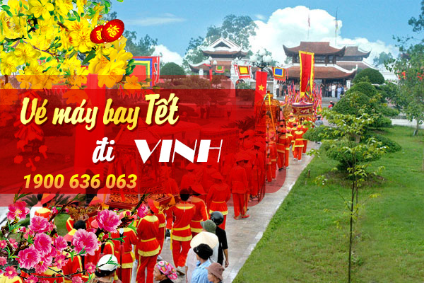 Vé máy bay Tết đi Vinh