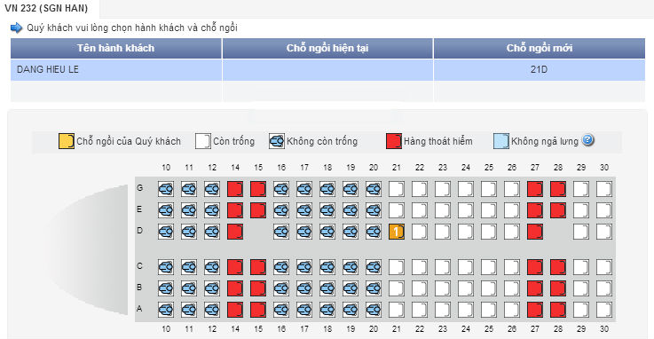 Hướng dẫn check in trực tuyến Vietnam Airlines