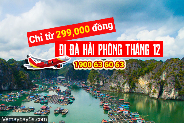 Vé máy bay đi Hải Phòng tháng 12