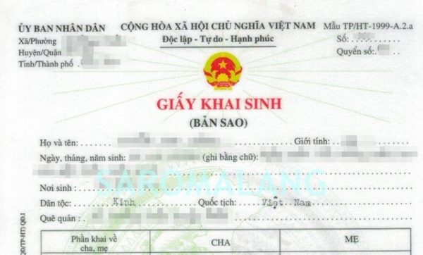 giay khai sinh ban sao co duoc di may bay khong 1