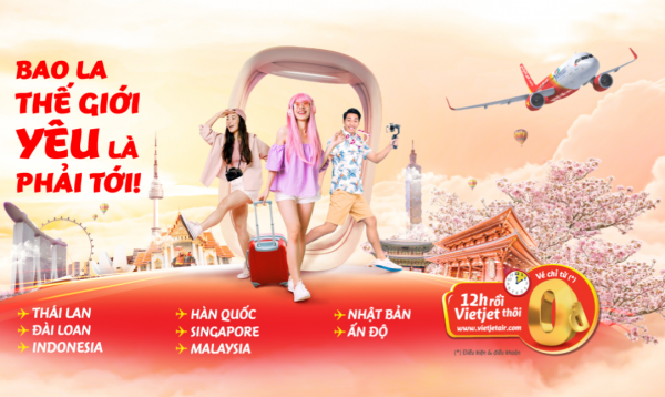 Vietjet khuyến mãi