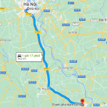 Khoảng cách từ Hà Nội đến Nam Định là 84,2km