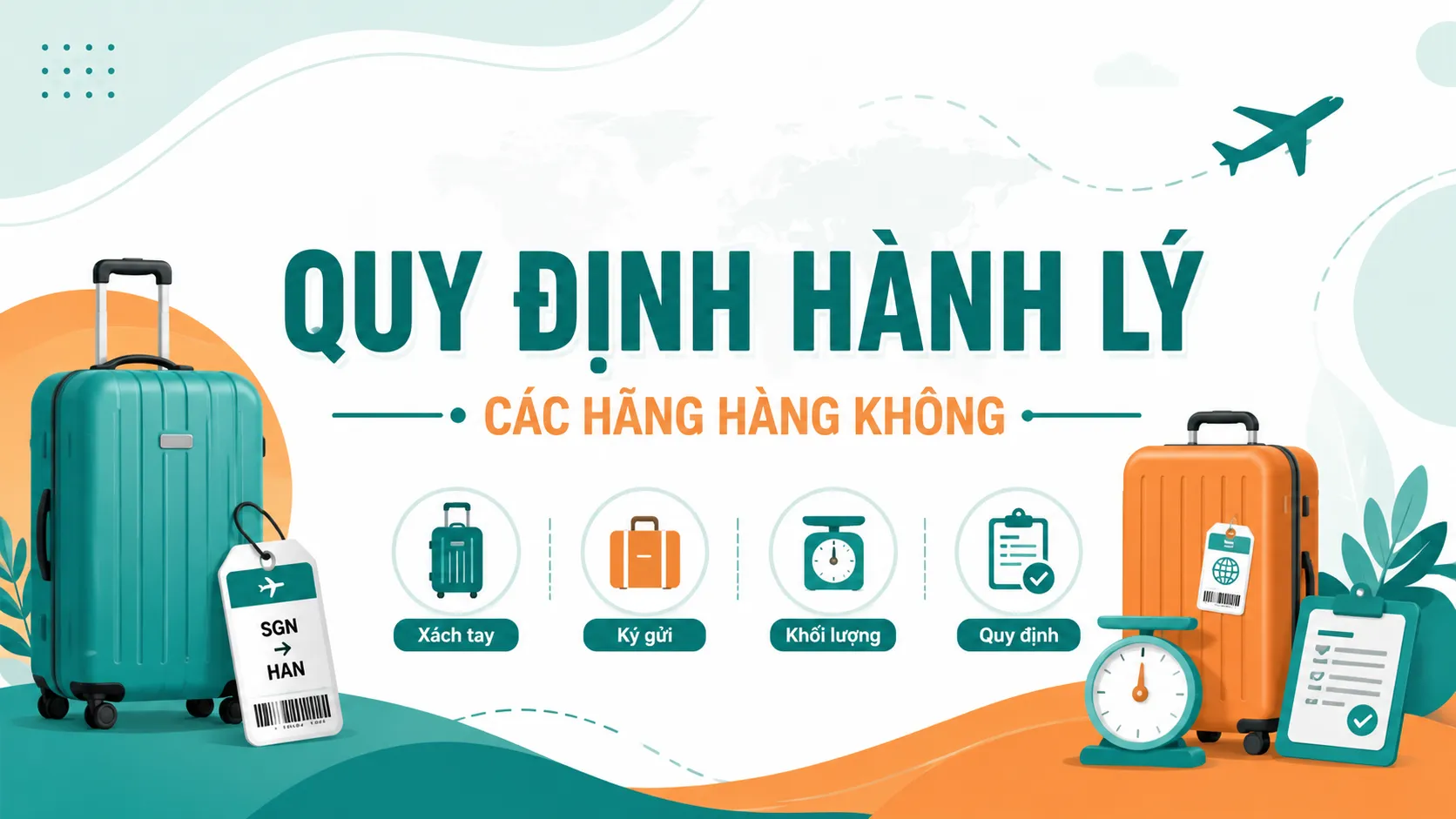 Quy định hành lý các hãng hàng không