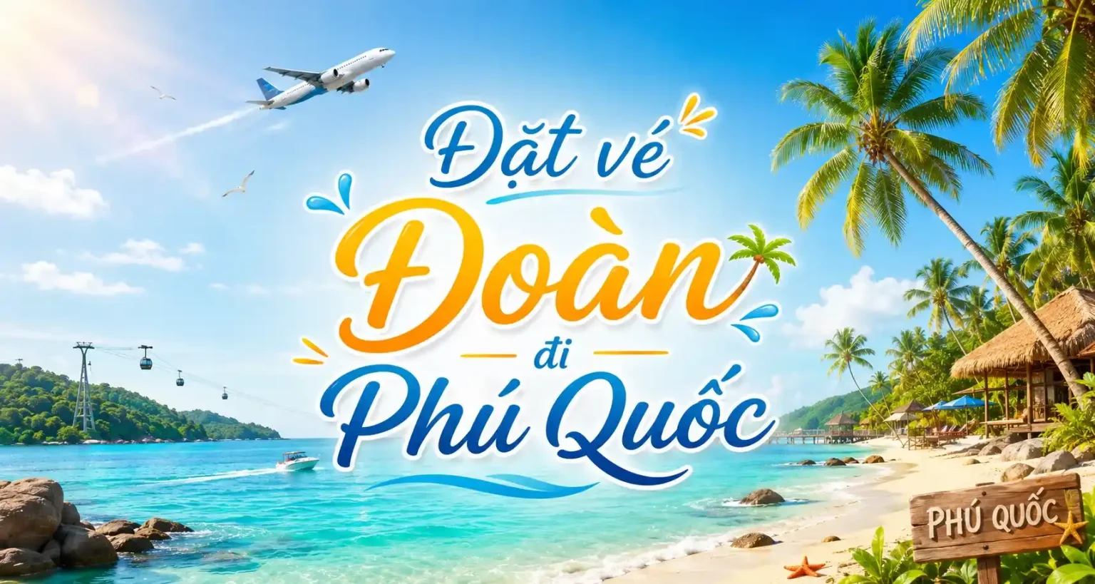 Đặt vé đoàn đi Phú Quốc