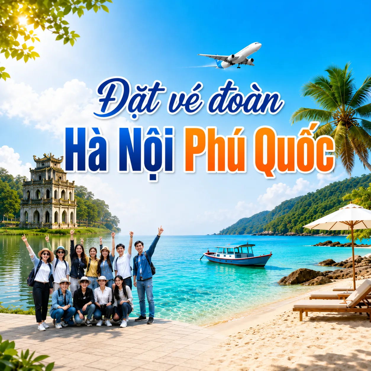 Đặt vé đoàn Hà Nội Phú Quốc hôm nay