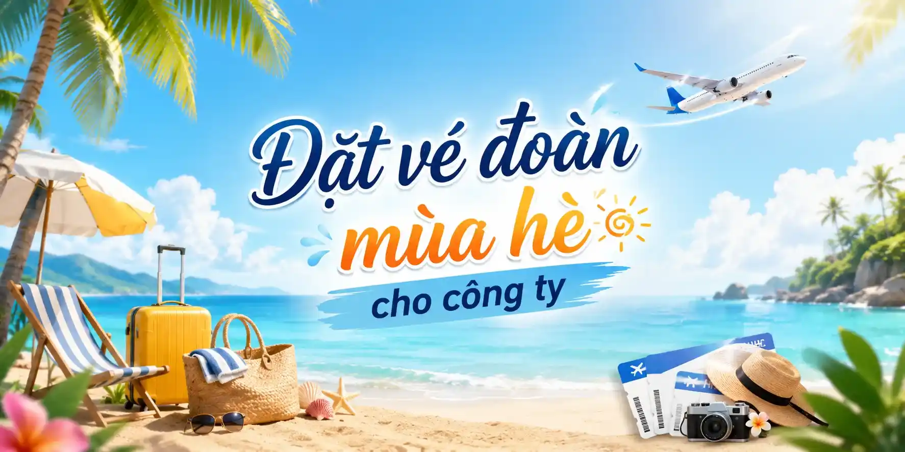 Đặt vé đoàn mùa hè cho công ty