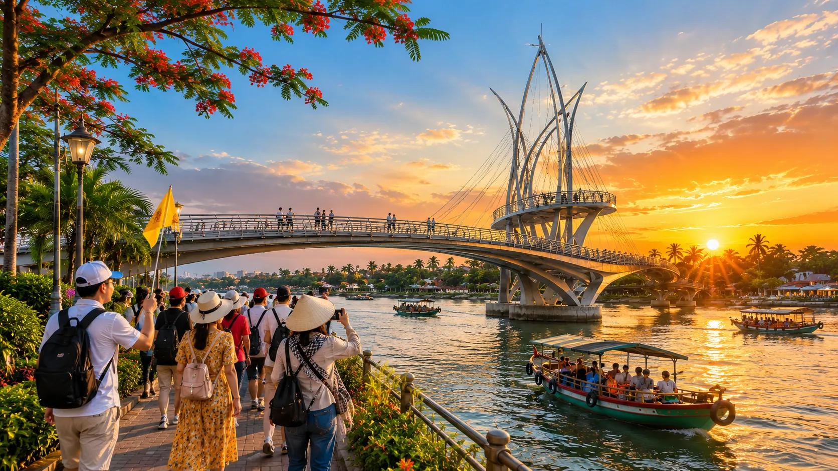Cần Thơ là địa điểm lý tưởng cho những chuyến du lịch đông người
