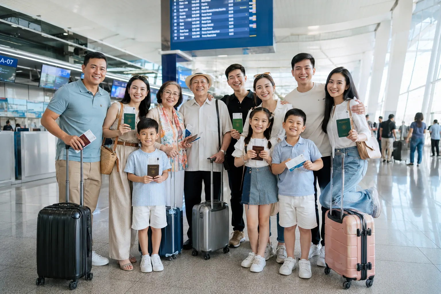 Đặt vé đoàn giúp hành trình của gia đình bạn thong thả nhẹ nhàng
