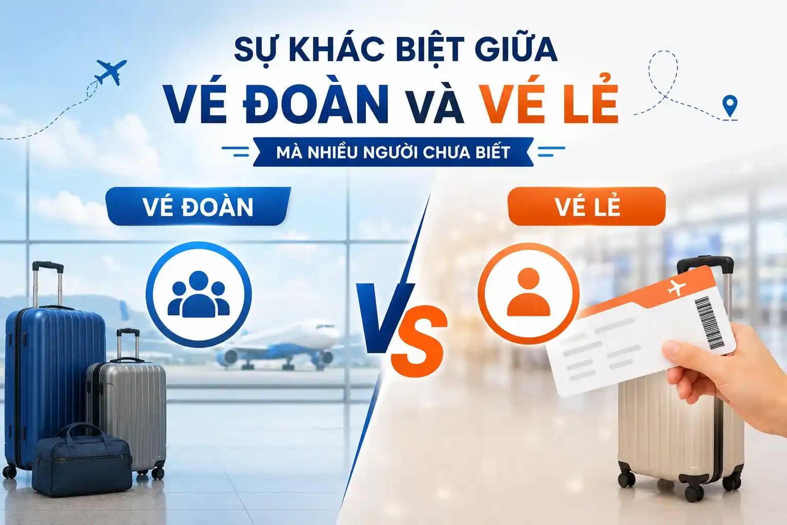 Sự khác biệt giữa vé đoàn và vé lẻ mà nhiều người chưa biết